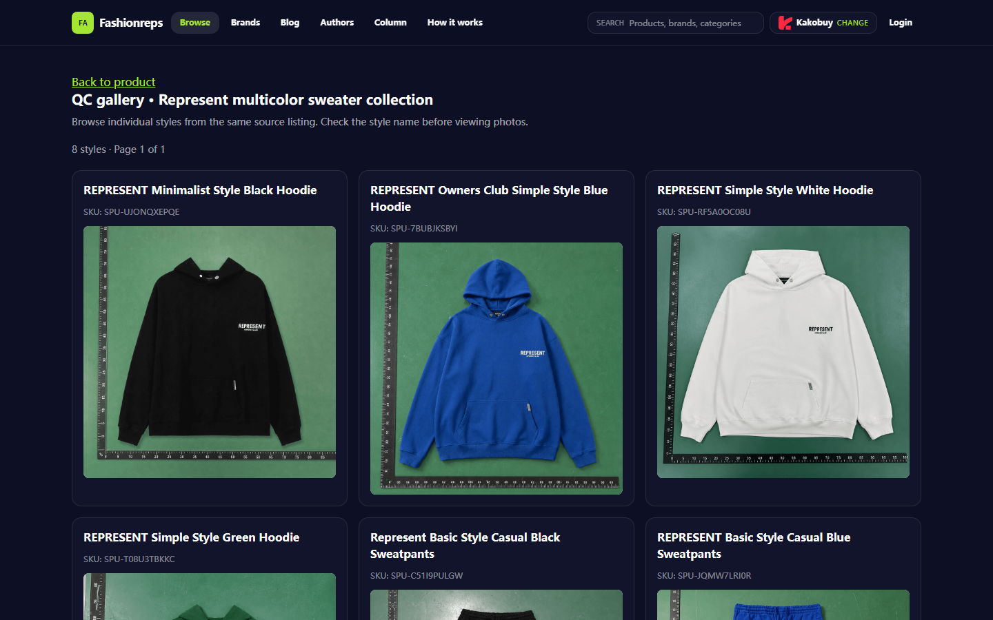 fashionreps represent Accessory Savings Guide