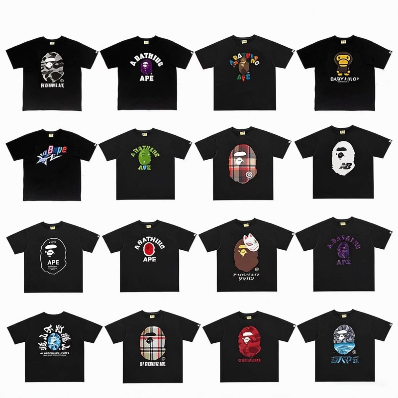 Bape Classic Monkey Print T-Shirt Collection Review: Fit, Cotton Weight and Print Durability