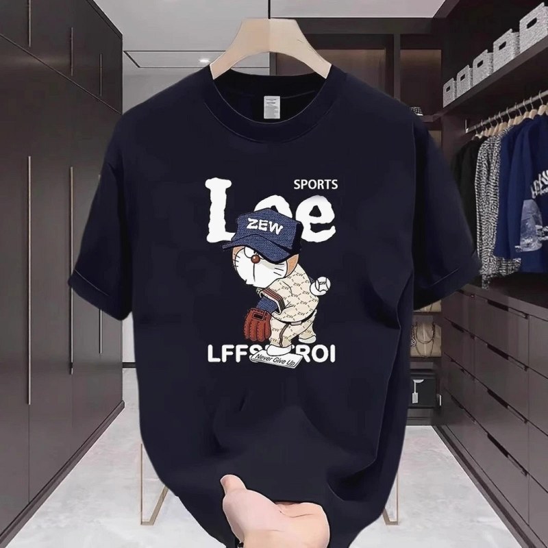 Lee Black T-Shirt in Casual Streetwear Style Review: 250g or 200g Cotton, Tested